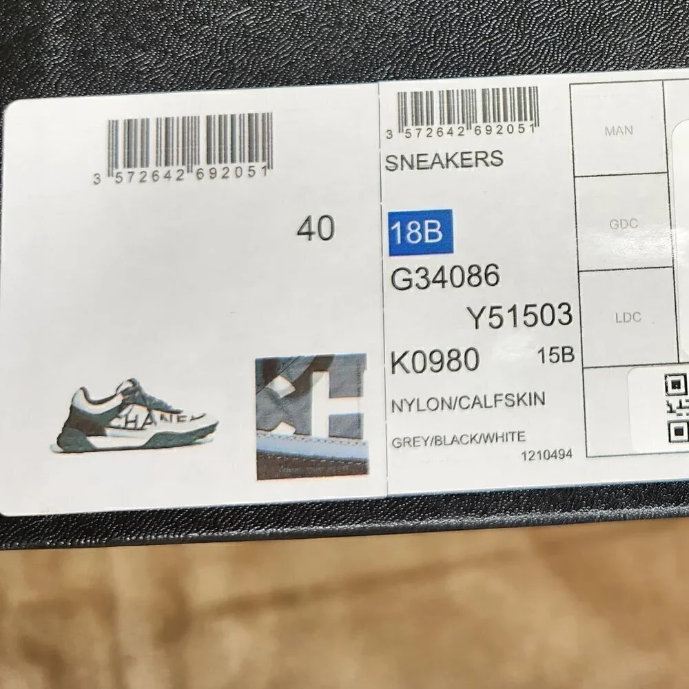 Chanel Sneakers, - Authentic